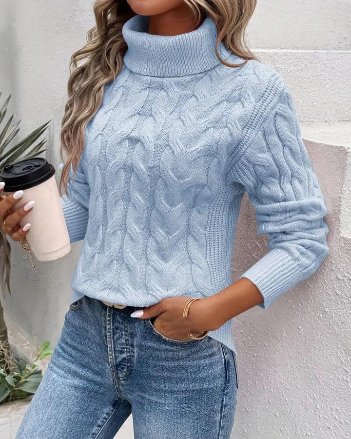 Jessika™ - Bequemer Strickrollkragenpullover