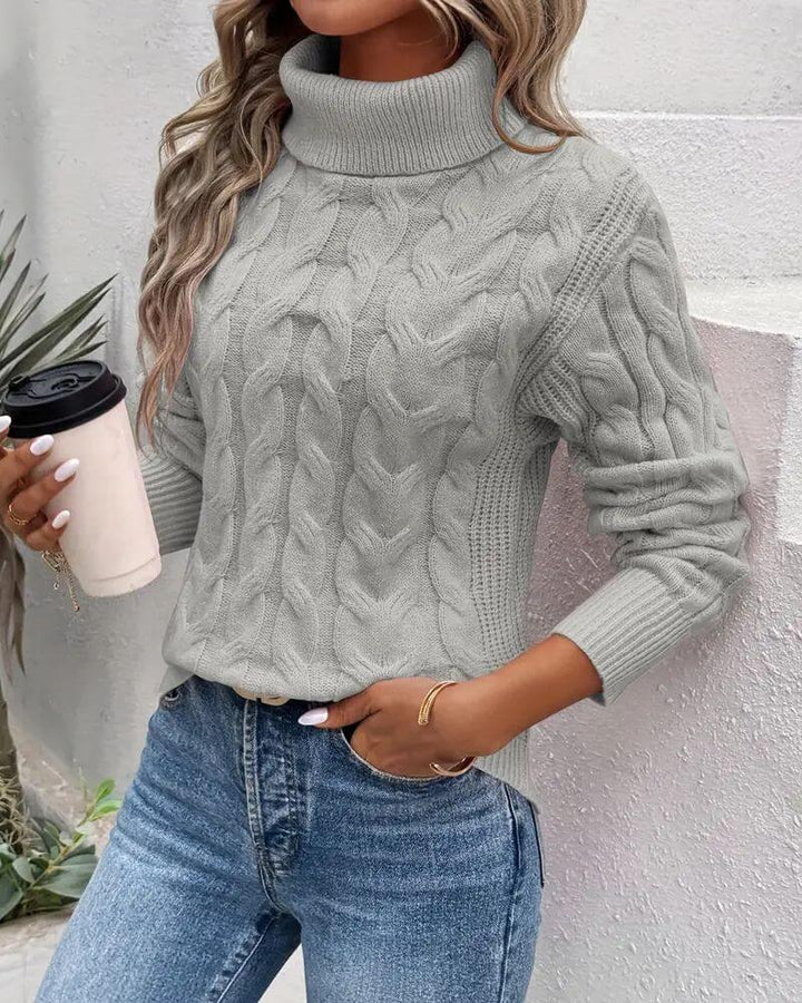 Jessika™ - Bequemer Strickrollkragenpullover