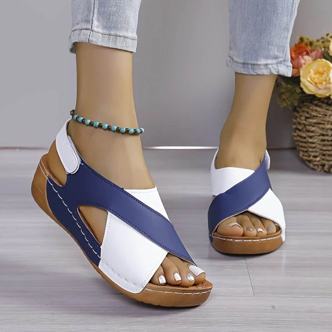 Julia™ – Bequeme Orthopädische Keilsandalen