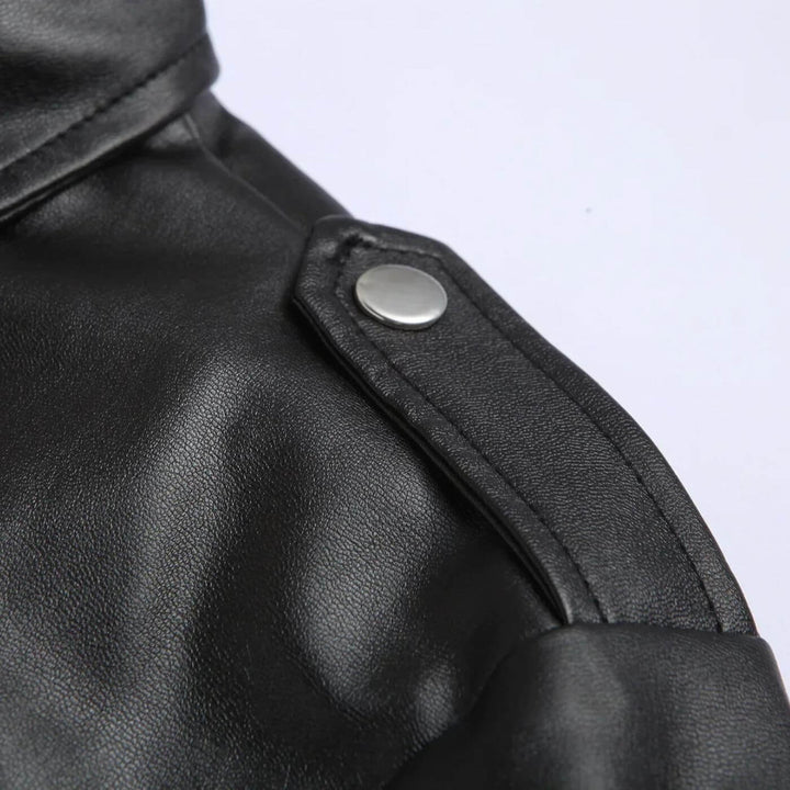 Konstantin™ - Klassische Biker Lederjacke