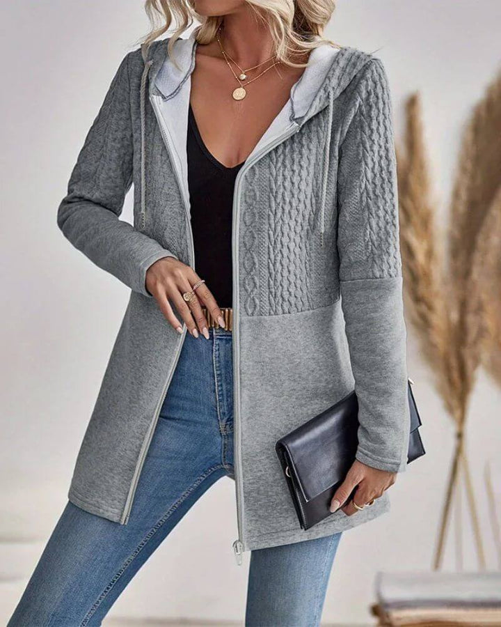 Larissa™ - Stilvoller Moderner Hoodie mit Reißverschluss