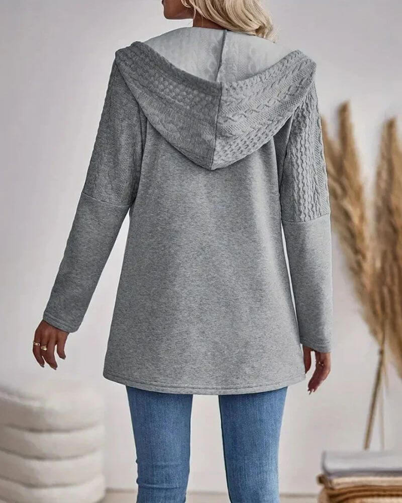 Larissa™ - Stilvoller Moderner Hoodie mit Reißverschluss