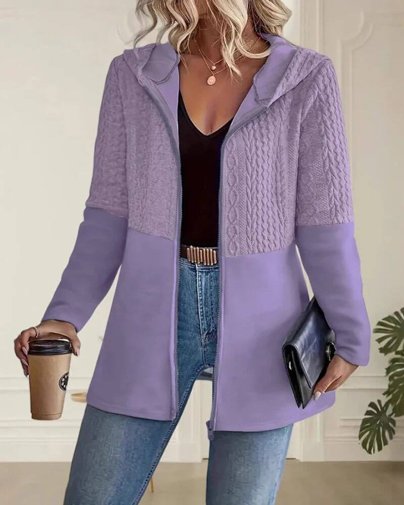 Larissa™ - Stilvoller Moderner Hoodie mit Reißverschluss
