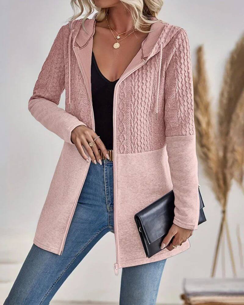 Larissa™ - Stilvoller Moderner Hoodie mit Reißverschluss