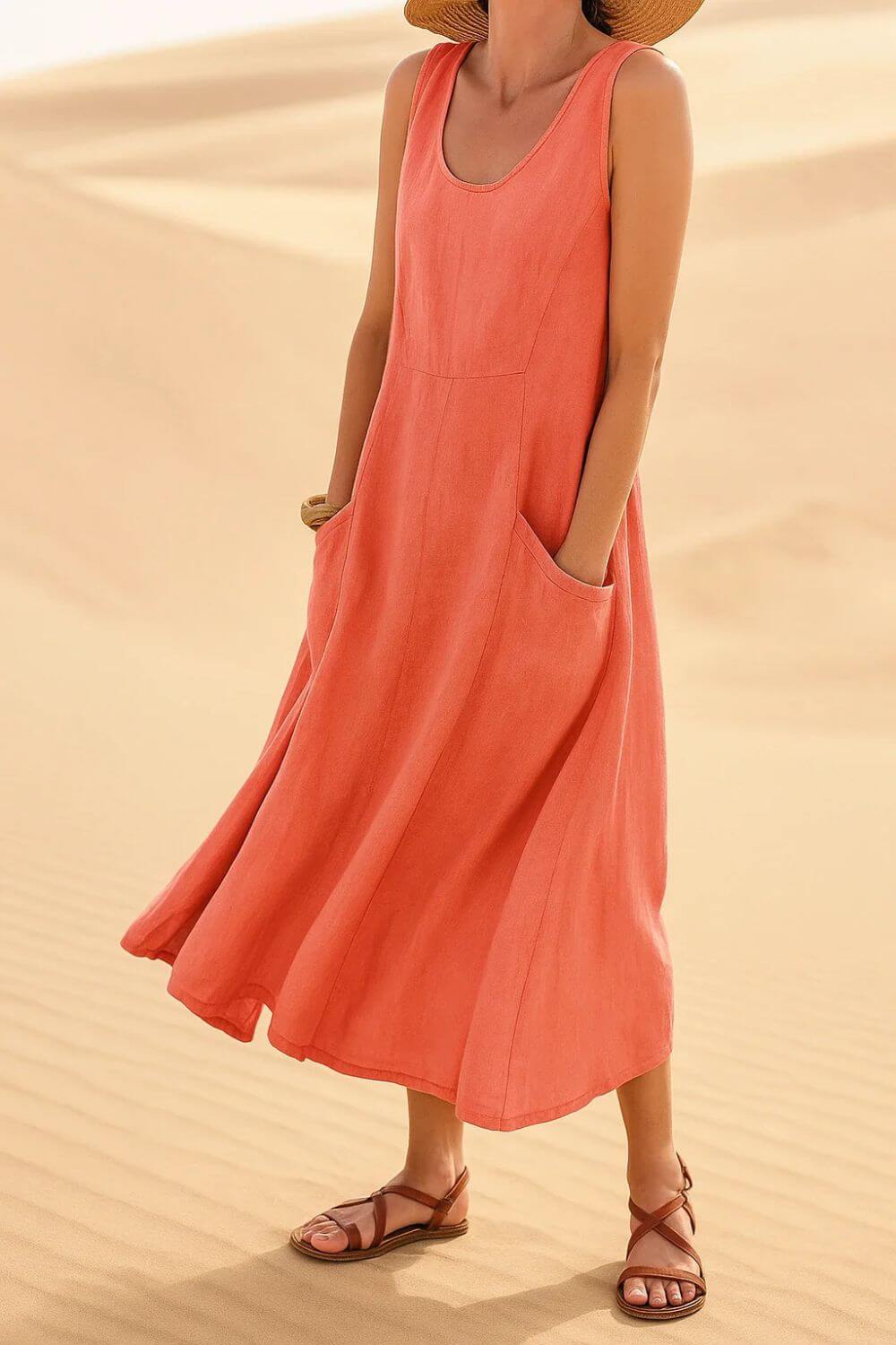Lilia™ - Elegantes Ärmelloses Sommerkleid