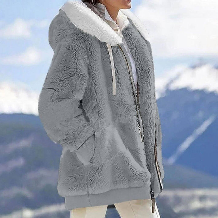 Christina™ - Weiche Plüsch-Winterjacke