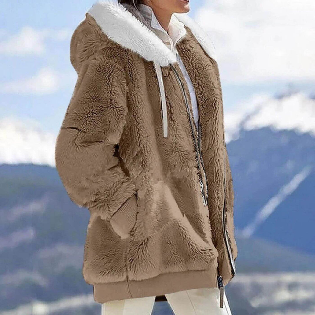 Christina™ - Weiche Plüsch-Winterjacke