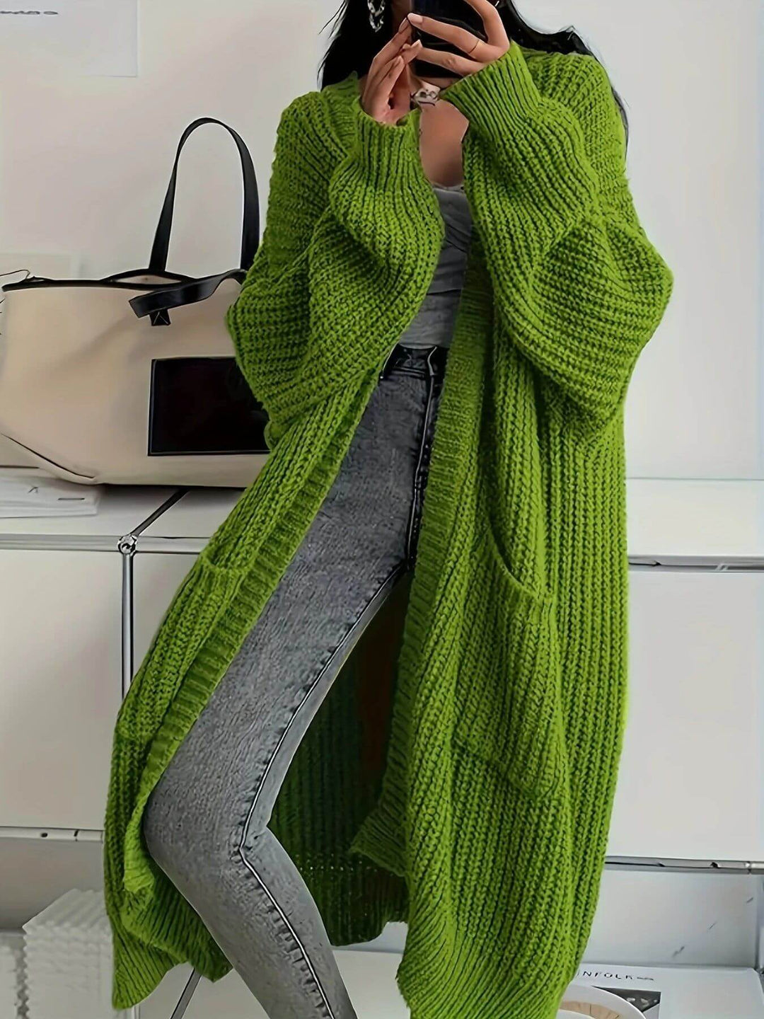 Lotta™ - Warmer Strick-Longcardigan