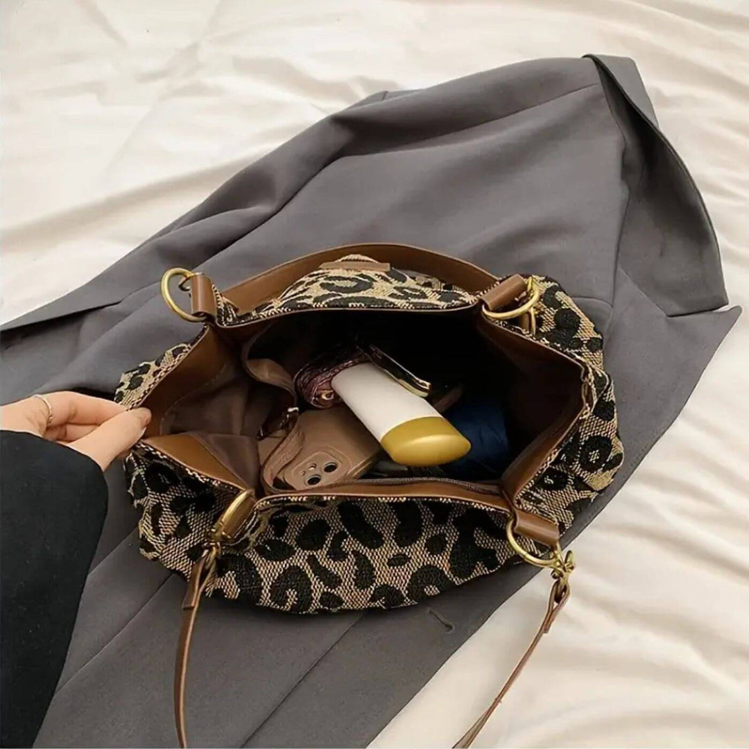 Luisa™ - Elegante Leoparden-Schultertasche