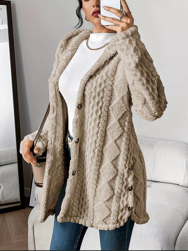 Luisa™ - Bequeme Plüsch-Kapuzenjacke
