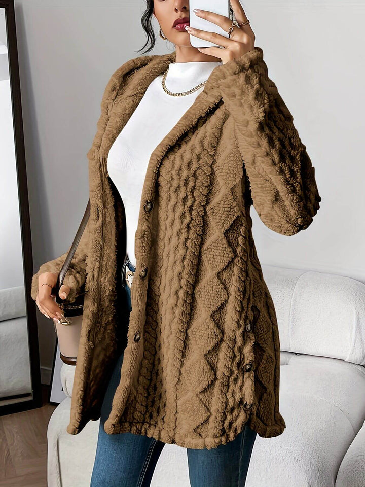 Luisa™ - Bequeme Plüsch-Kapuzenjacke