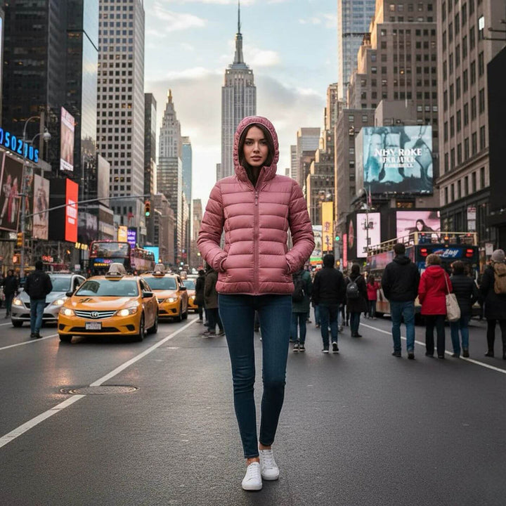 Luisa™ – Ultraleichte Wasserdichte Stilvolle Winterjacke