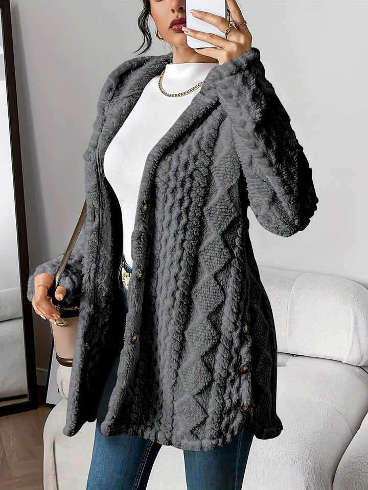 Luisa™ - Bequeme Plüsch-Kapuzenjacke