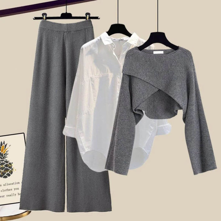 Marianne™ - Stilvolles und Bequemes Dreiteiliges Set mit Langarm