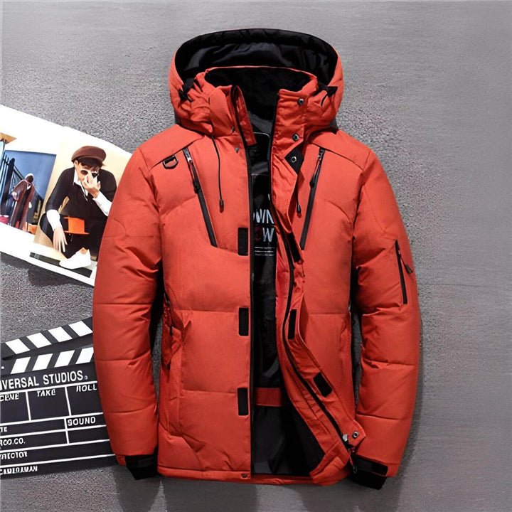 Markus™ - Dicke Wasserdichte Kapuzen-Steppjacke
