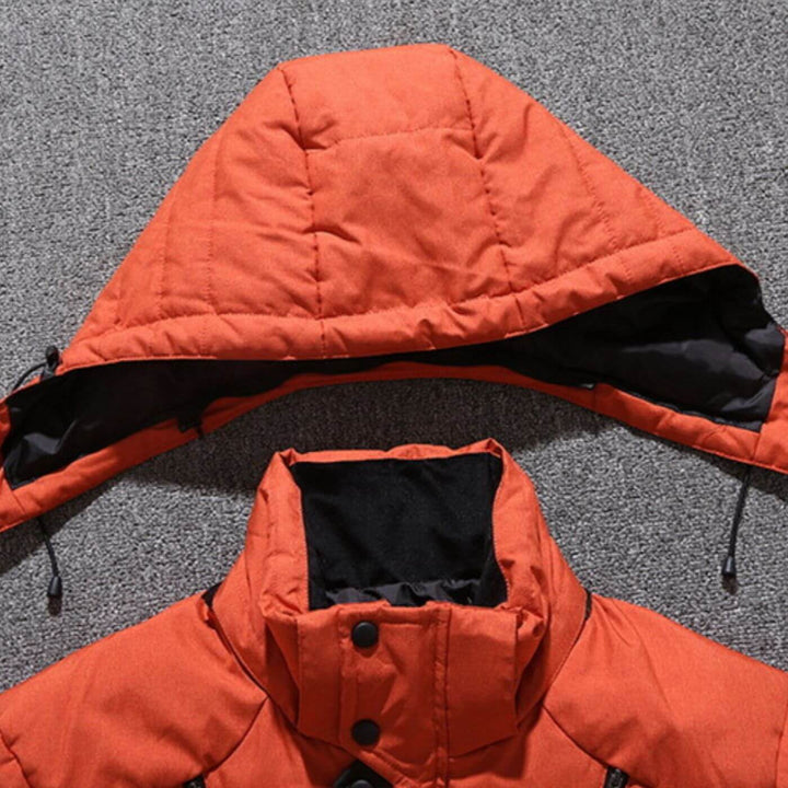 Markus™ - Dicke Wasserdichte Kapuzen-Steppjacke