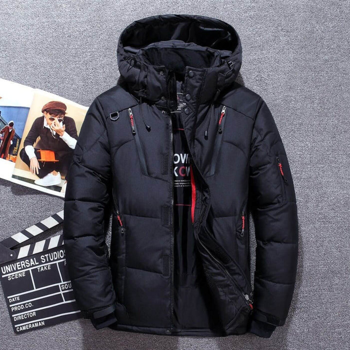 Markus™ - Dicke Wasserdichte Kapuzen-Steppjacke