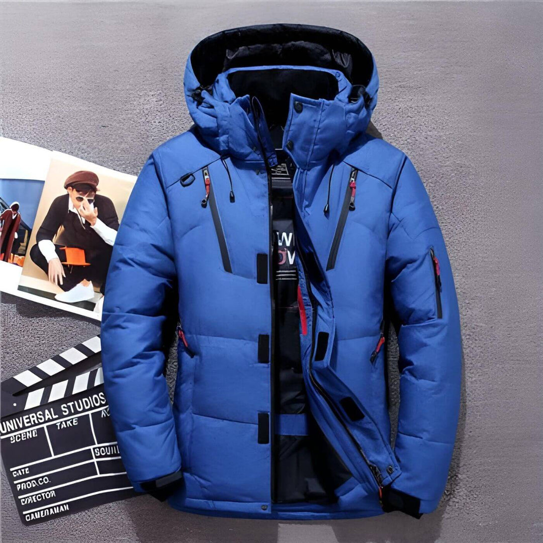 Markus™ - Dicke Wasserdichte Kapuzen-Steppjacke