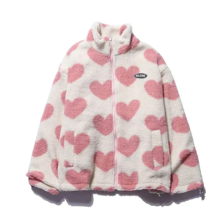 Mathilda™ - Wendejacke mit Herzmuster für den Winter