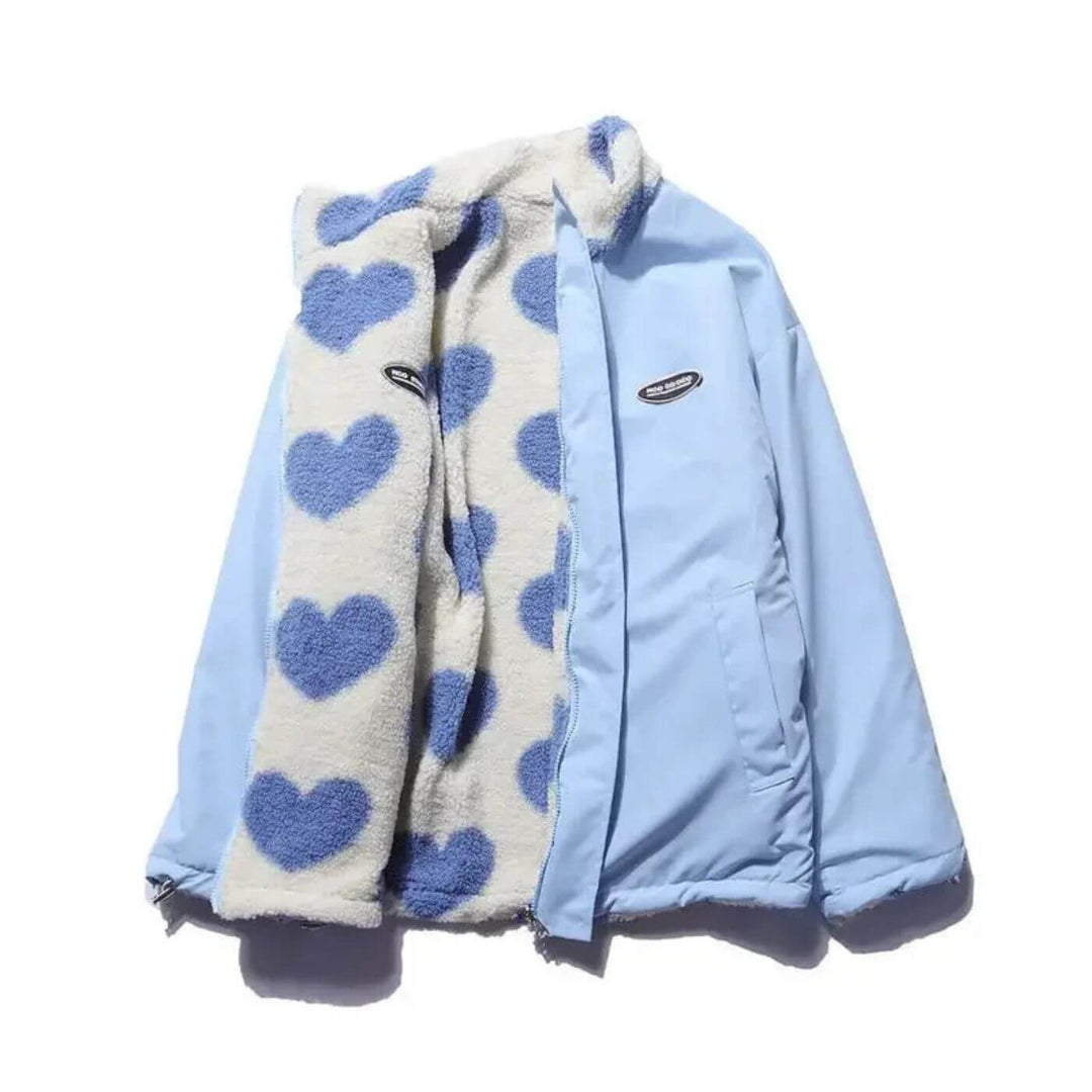 Mathilda™ - Wendejacke mit Herzmuster für den Winter