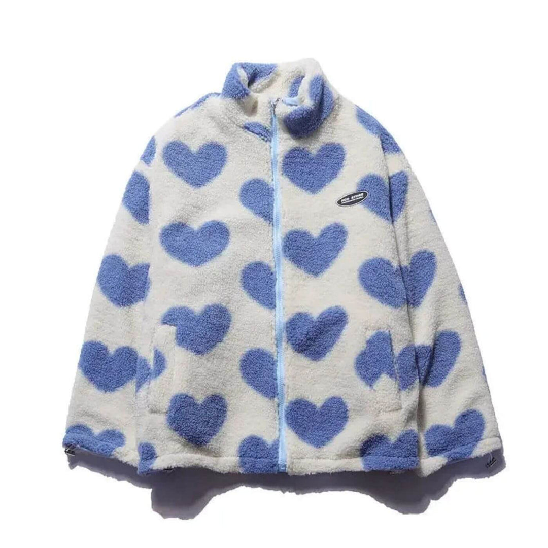 Mathilda™ - Wendejacke mit Herzmuster für den Winter