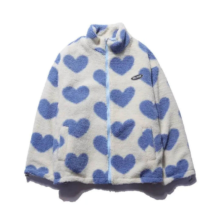 Mathilda™ - Wendejacke mit Herzmuster für den Winter