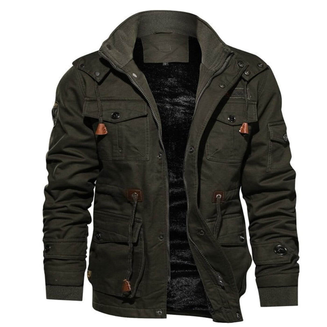 Matthias™ - Jacke mit Mehreren Taschen und Abnehmbarer Kapuze