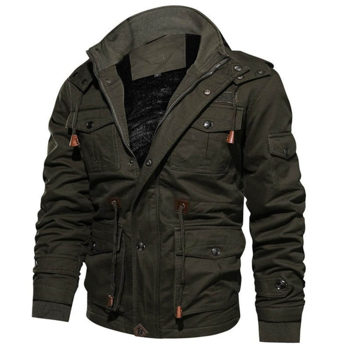 Matthias™ - Jacke mit Mehreren Taschen und Abnehmbarer Kapuze