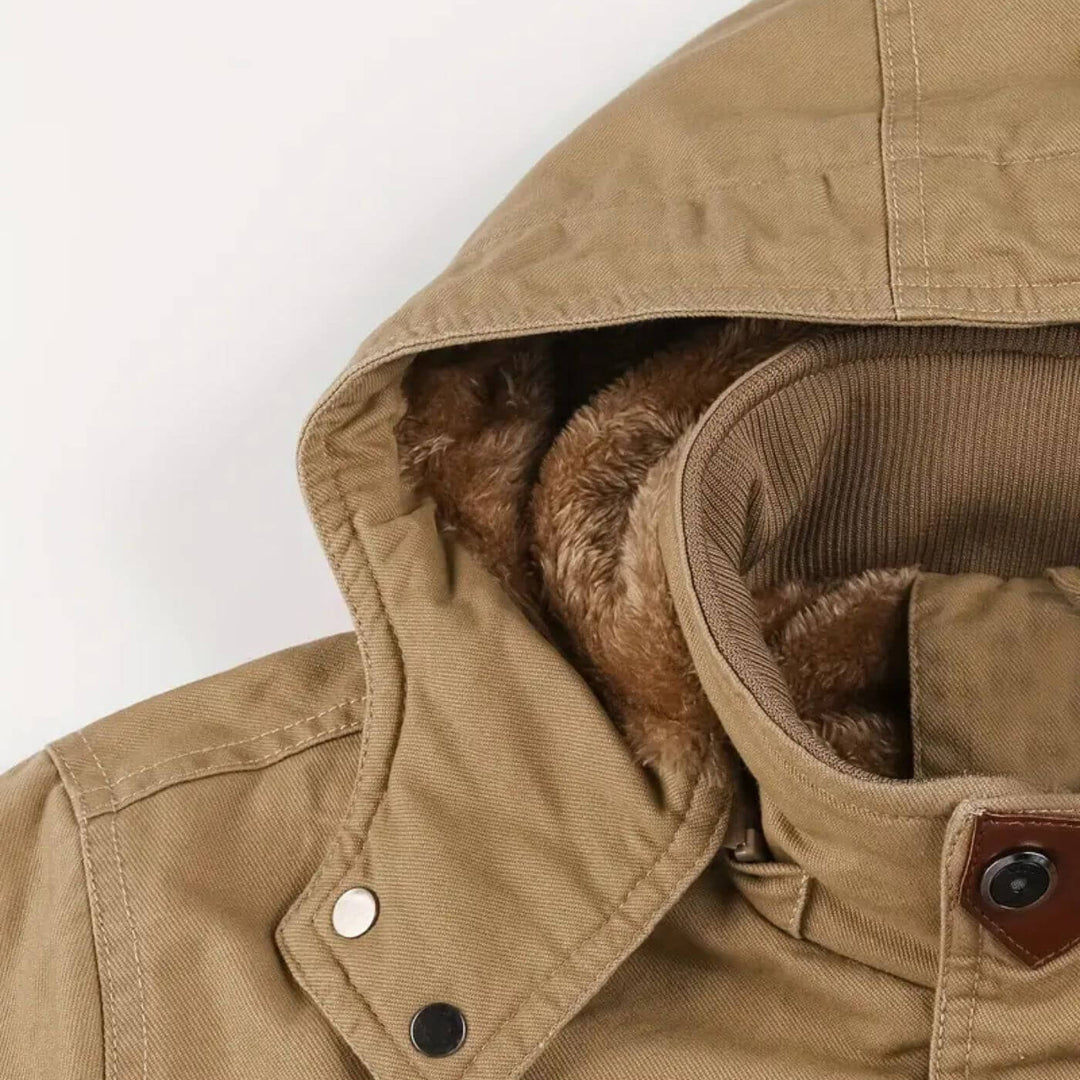 Matthias™ - Jacke mit Mehreren Taschen und Abnehmbarer Kapuze