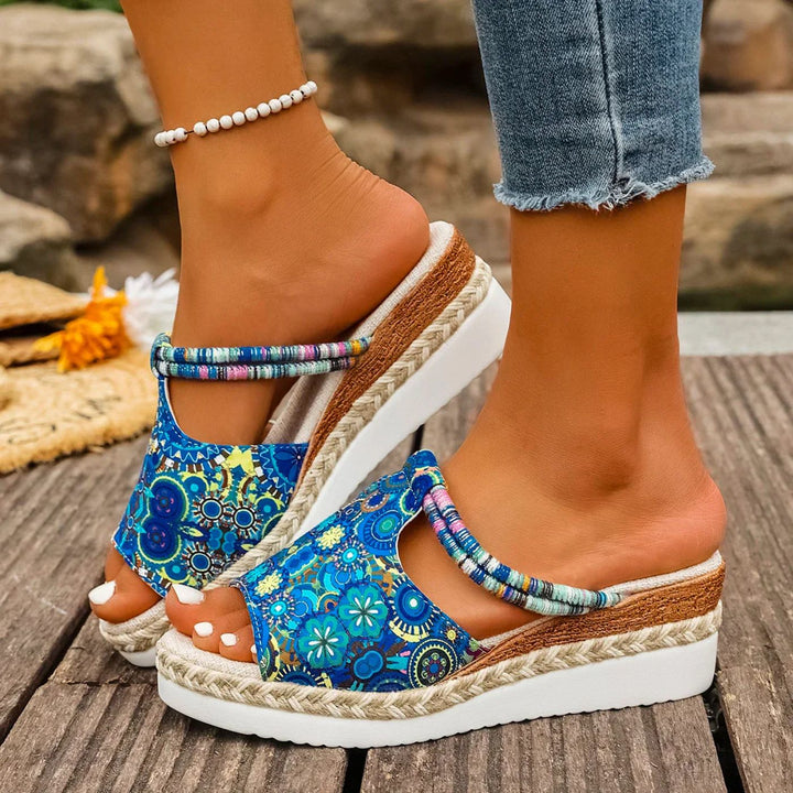 Melina™ – Bunte Orthopädische Keilsandalen
