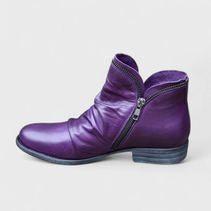 Mila™ - Orthopädische Stiefeletten mit niedrigem Absatz