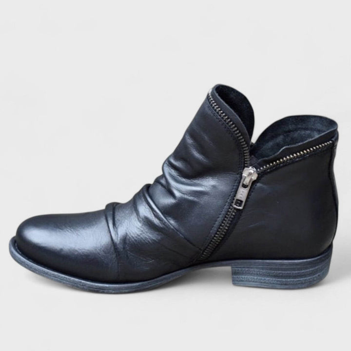 Mila™ - Orthopädische Stiefeletten mit niedrigem Absatz