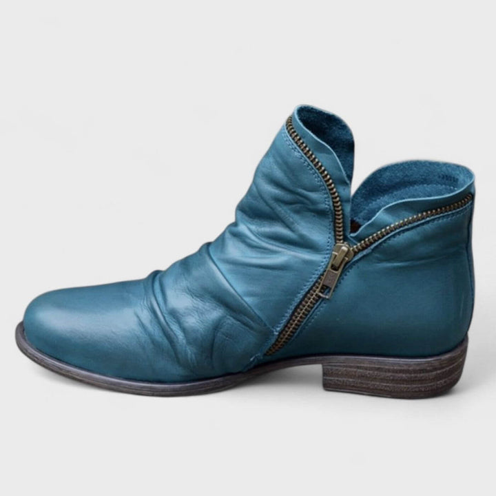 Mila™ - Orthopädische Stiefeletten mit niedrigem Absatz