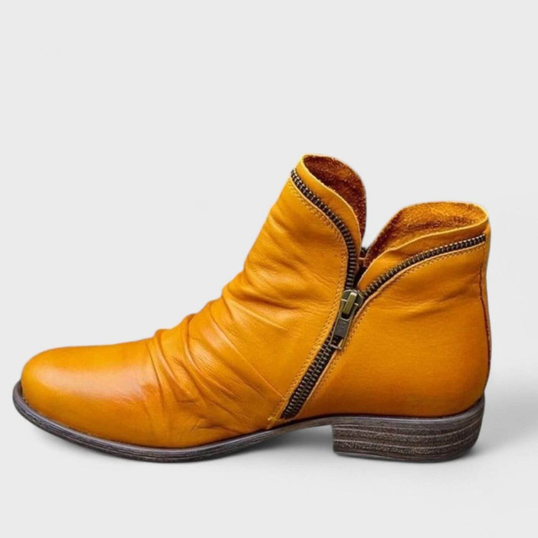 Mila™ - Orthopädische Stiefeletten mit niedrigem Absatz
