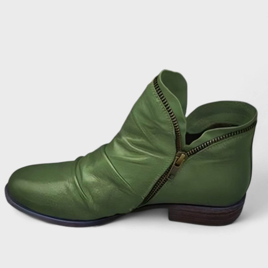 Mila™ - Orthopädische Stiefeletten mit niedrigem Absatz