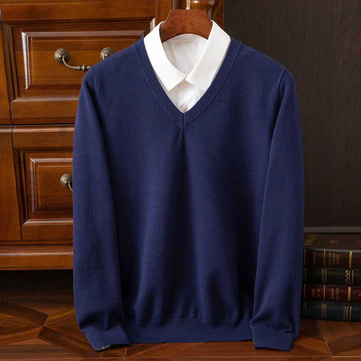 Niklas™ - Trendiger V-Ausschnitt Herrenpullover