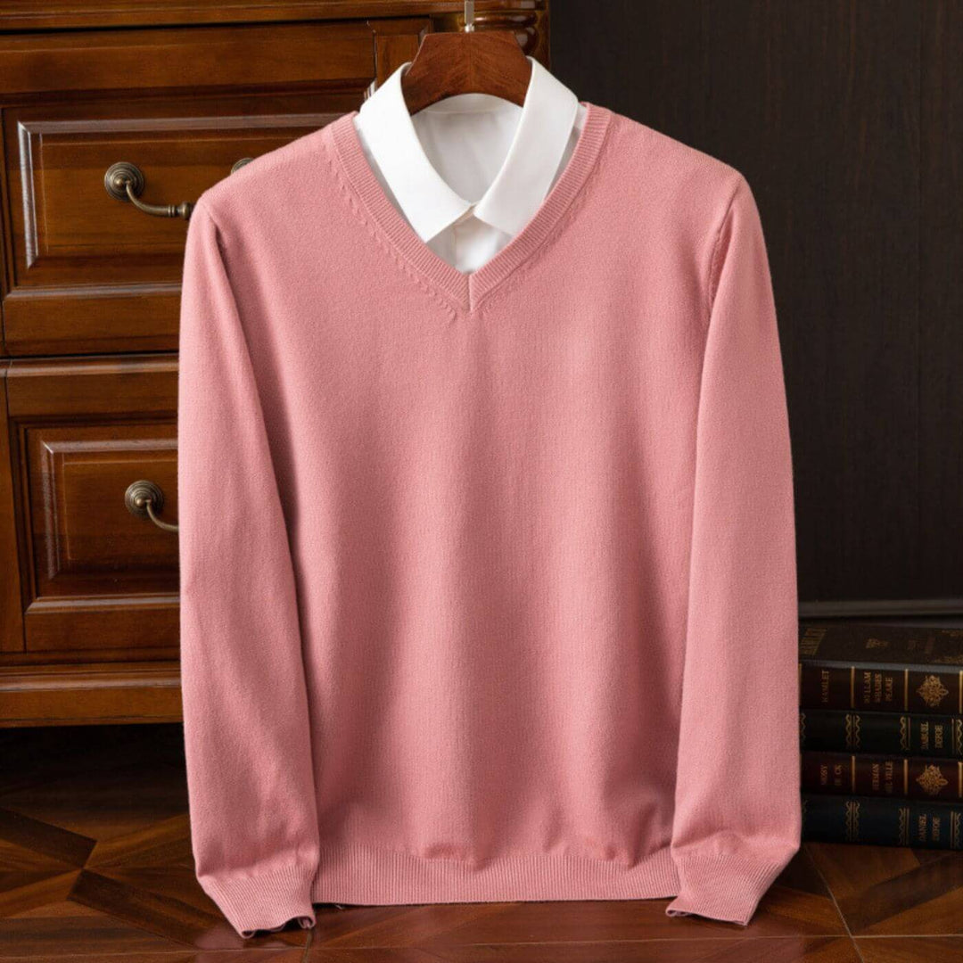 Niklas™ - Trendiger V-Ausschnitt Herrenpullover