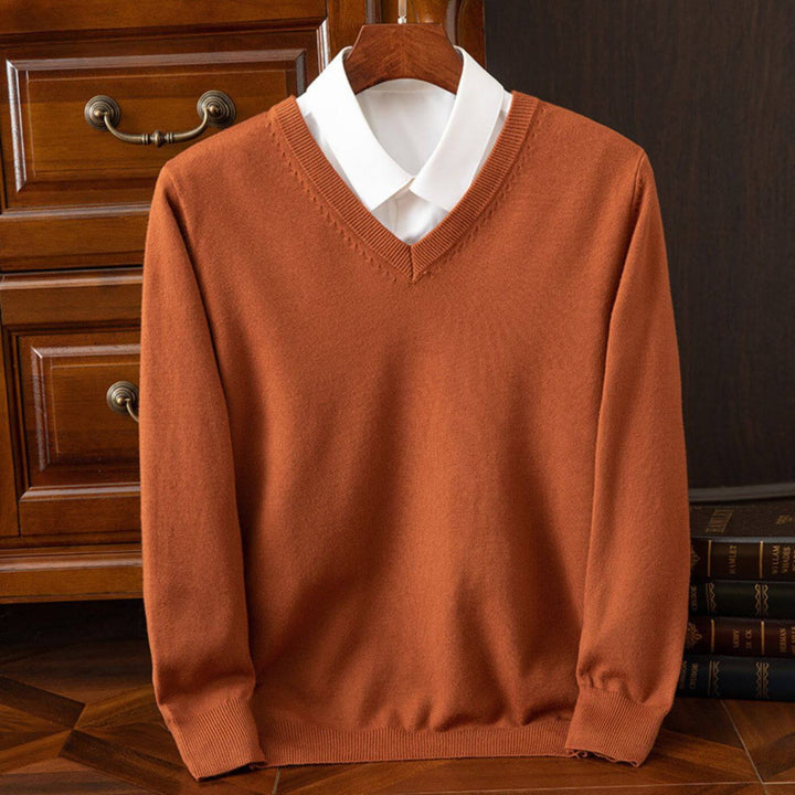 Niklas™ - Trendiger V-Ausschnitt Herrenpullover
