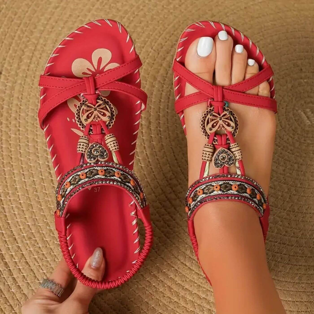 Noliva™ – Superbequeme Boho-Orthopädische Sandalen