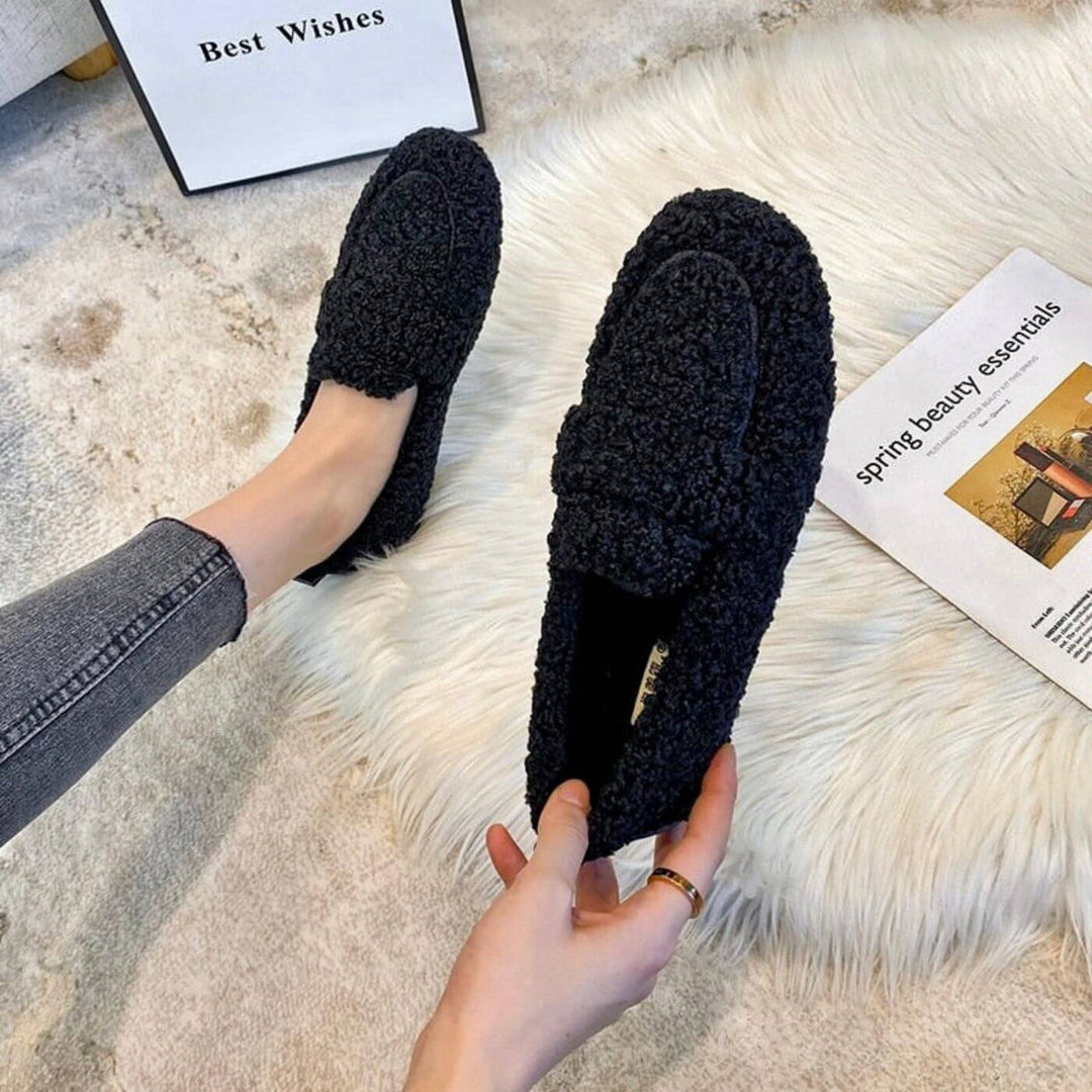 Nora™ - Plüsch Winterwarme Slipper Loafers