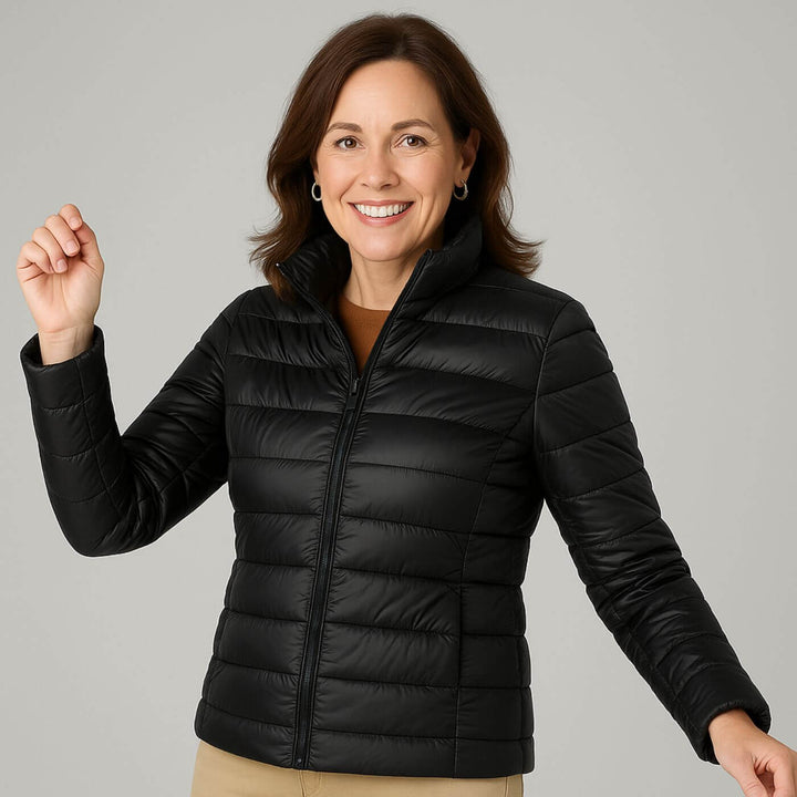 Petra™ - Ultraleichte Winterjacke mit weißen Entenfedern
