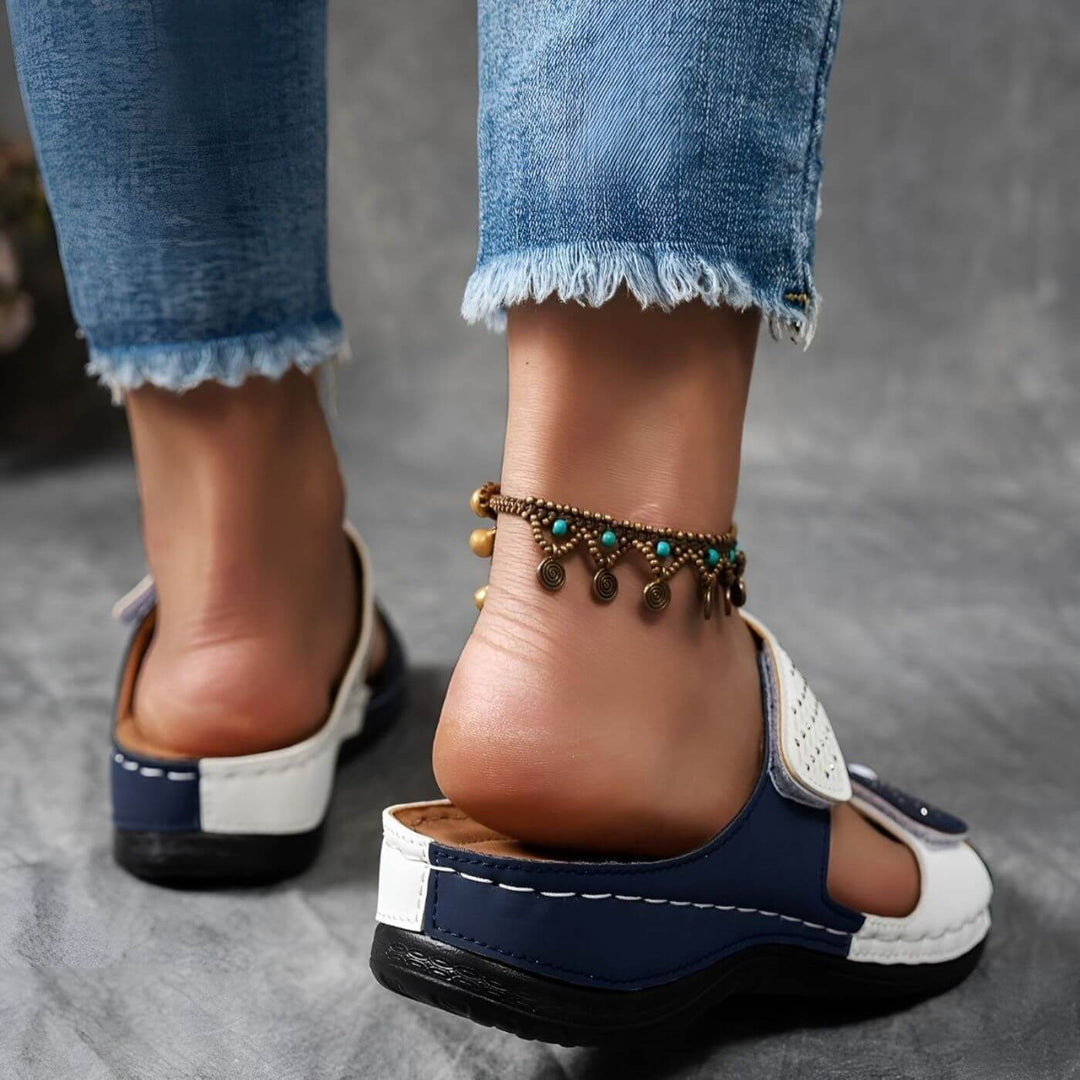 Petra™ - Bequeme Orthopädische Keilsandalen Überschrift