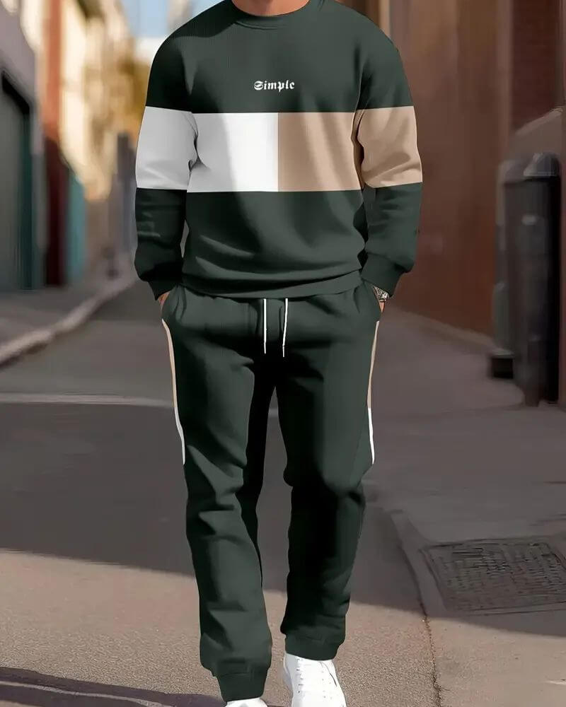 Raphael™ - Lässiges Pullover- und Jogginghosen-Set