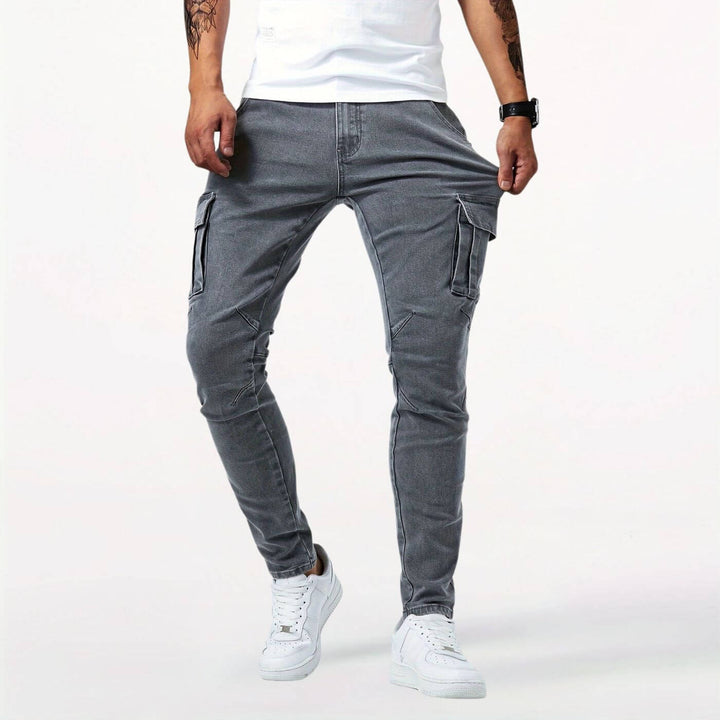 Richard™ - Denim Stretch Cargo-Hose