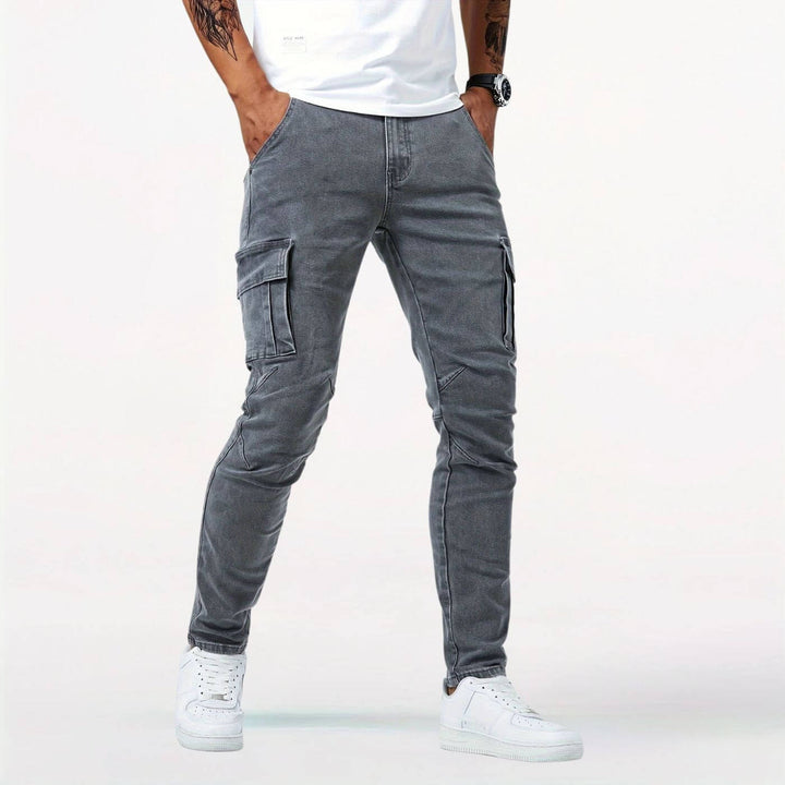 Richard™ - Denim Stretch Cargo-Hose