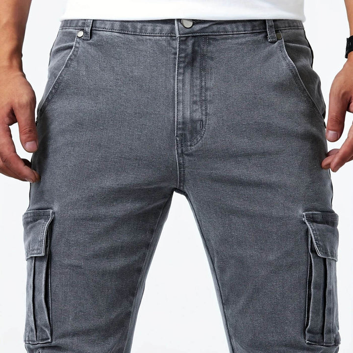 Richard™ - Denim Stretch Cargo-Hose
