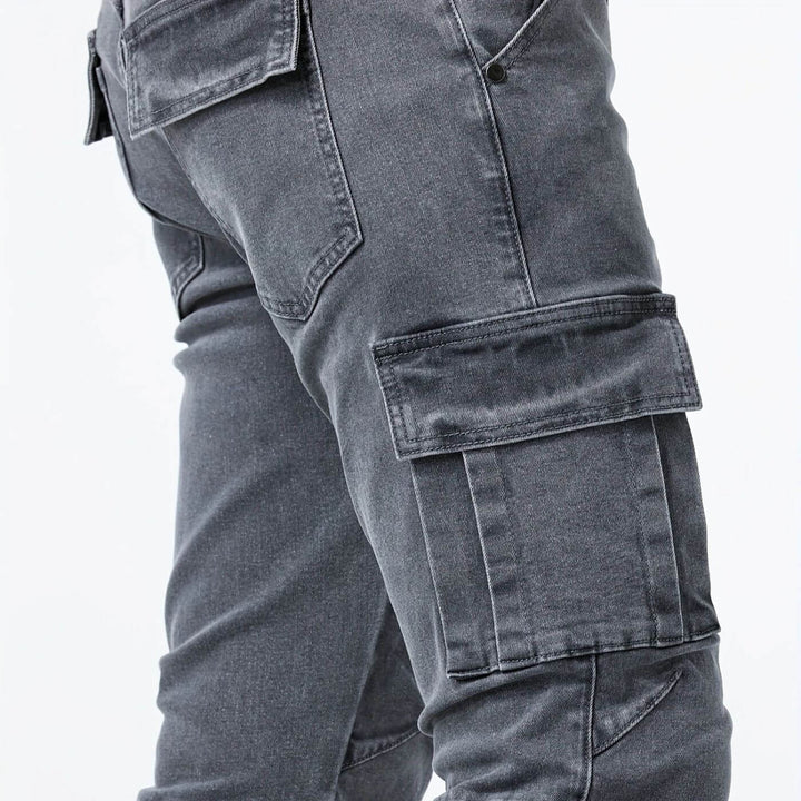 Richard™ - Denim Stretch Cargo-Hose