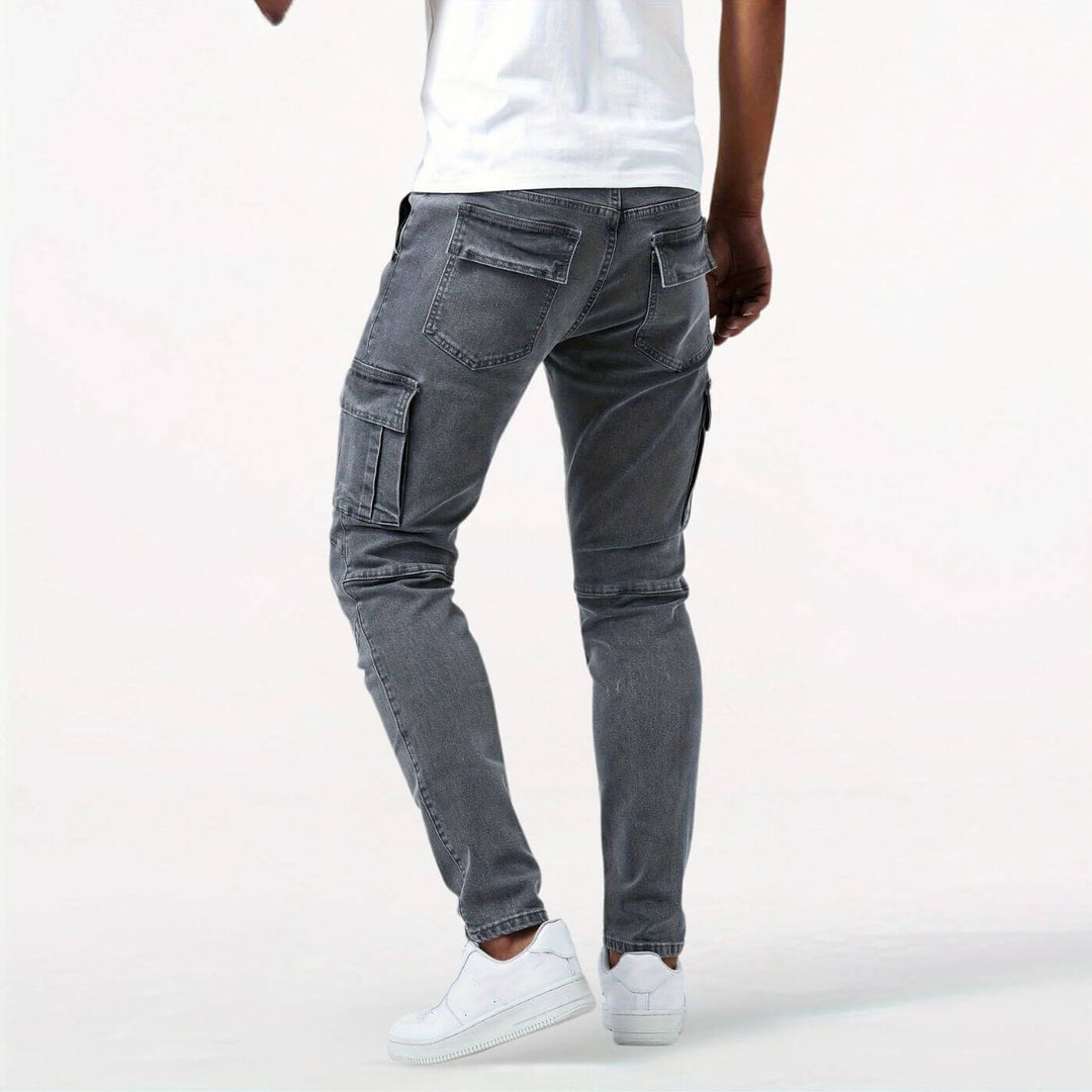 Richard™ - Denim Stretch Cargo-Hose