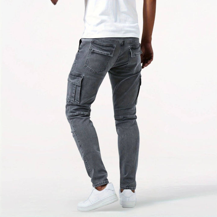 Richard™ - Denim Stretch Cargo-Hose