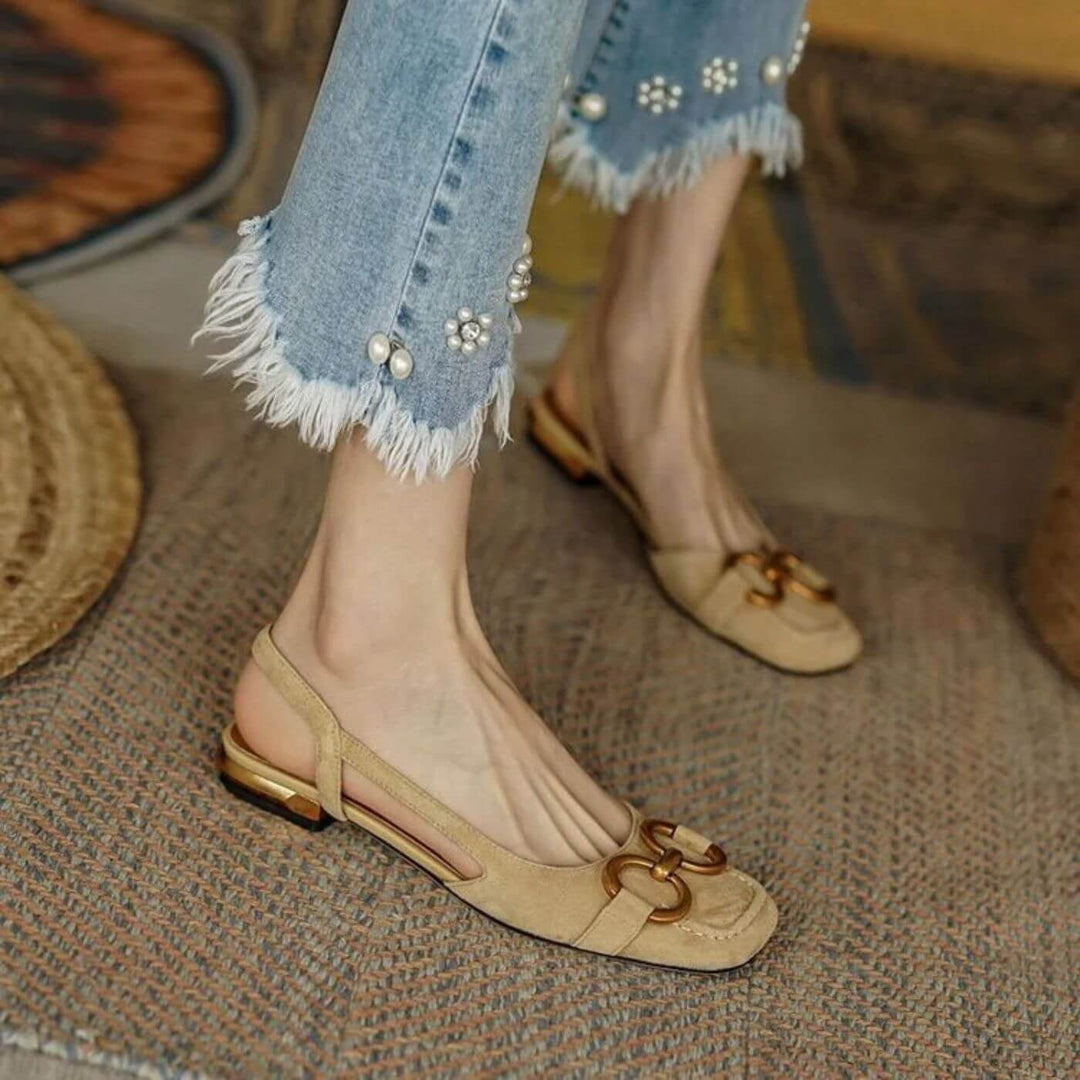 Sandra™ – Retro Slingback Orthopädische Sandalen